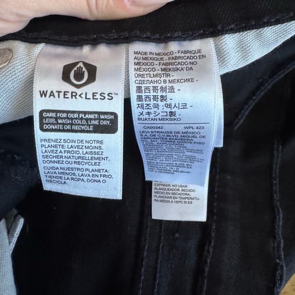 Levi’s EUC Men’s 505 Black Jeans W38 L34 - Picture 6 of 7